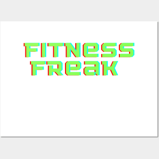 Fitness freak fitness Posters and Art